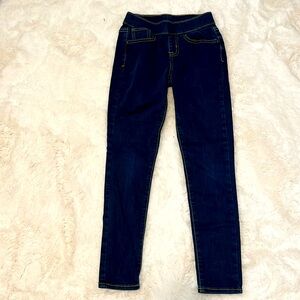 Girls blue jeggins. Size 10